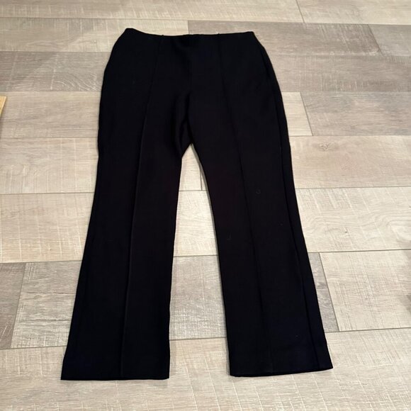 CHICOS WOMENS BLACK PULL ON PANTS SIZE 1.5 US SIZE 10R - Picture 2 of 8